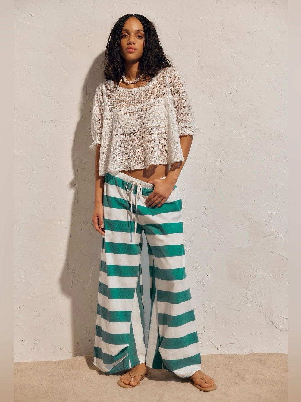 Free People Dakota Pants~ Vivid Green SOLD OUT COLOR - Picture 4 of 4
